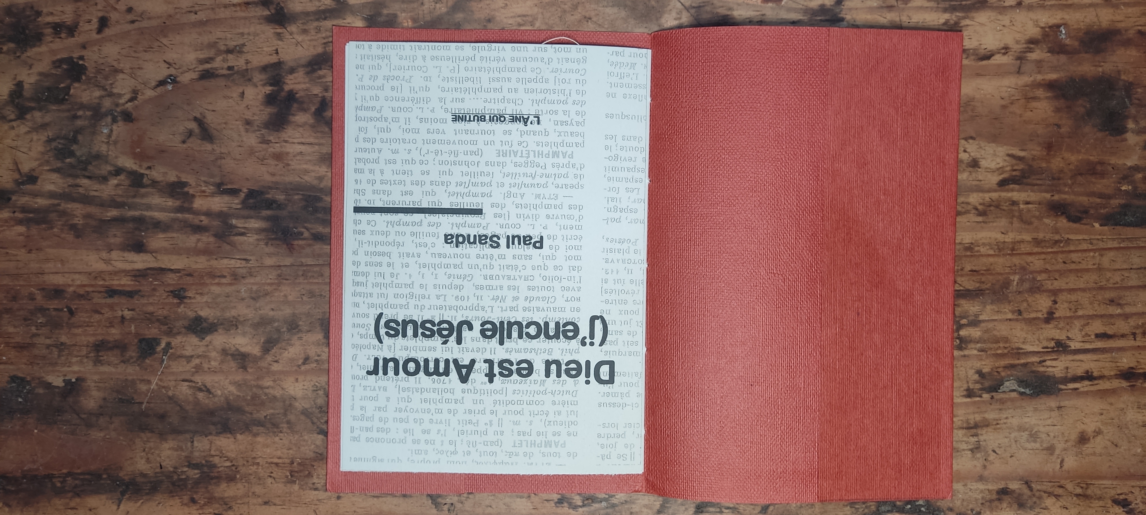 Extrait du pamphlet01 signé Sanda